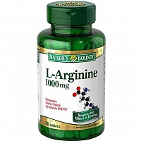 Нэйчес Баунти L-аргинин 1000 мг 50 капсул (Natures Bounty L Arginine 1000 mg)