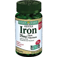 Нэйчес Баунти Легкодоступное железо 18 мг 60 капсул (Natures Bounty Iron 18 mg)
