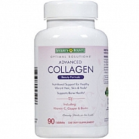 Нэйчес Баунти Коллаген гидролизованный с витамином С 90 таблеток (Natures Bounty collagen specialized formula with Vitamin C)