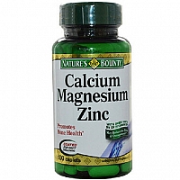 Нэйчес Баунти Кальций Магний Цинк 100 таблеток (Natures Bounty Calcium Magnesium Zinc)