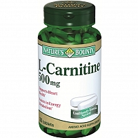 Нэйчес Баунти L-карнитин 500 мг 30 капсул (Natures Bounty L Carnitine 500 mg)